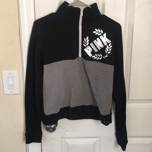 PINK Half Zip Sweatshirt